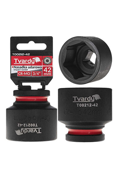 Tvardy Cheie tubulară de impact cu 6 puncte 3/4 ", 42 mm, Cr-Mo, T00212-42
