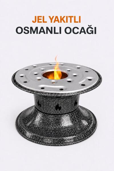 Karahisarlı Metal Jel Yakıtlı Osmanlı Ocağı – Geleneksel Osmanlı Ocağı Isıtıc...