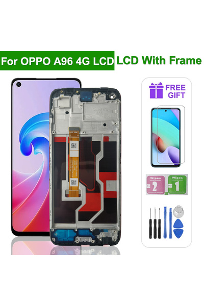 Choice1 LCD With Frame 6.59" Display For A96 4G LCD CPH2333 LCD Display Touch...