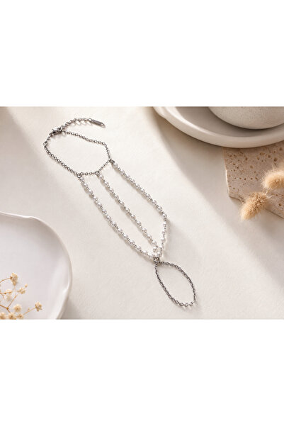 Archhazel Jewelery Women's Şahmeran with Multiple Pearl Details