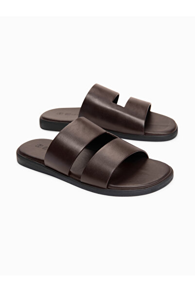 OMBRE Men's Sandals, Slip-On with Two Wide Straps OM-FOSF-0248