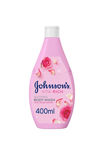 Johnson's Gel de duș calmant cu apă de trandafiri și glicerină vegetală VITA ...