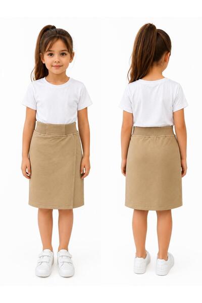 Dıgıl Kids Kız Çocuk Penye Şort Etek İlkokuk Ortaokul