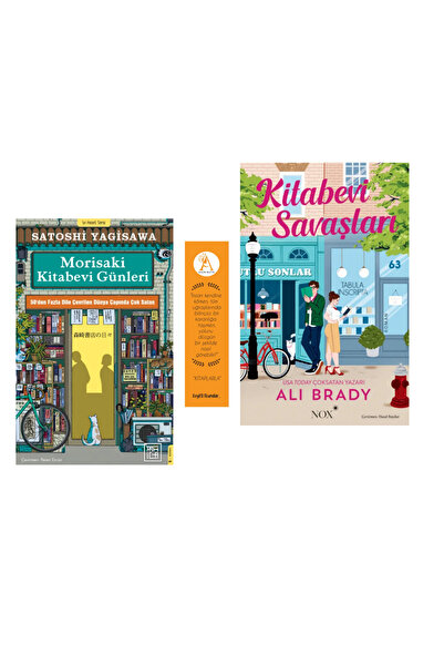 Athica Morisaki Kitabevi Günleri/Kitabevi Savaşları/2Kitap Set