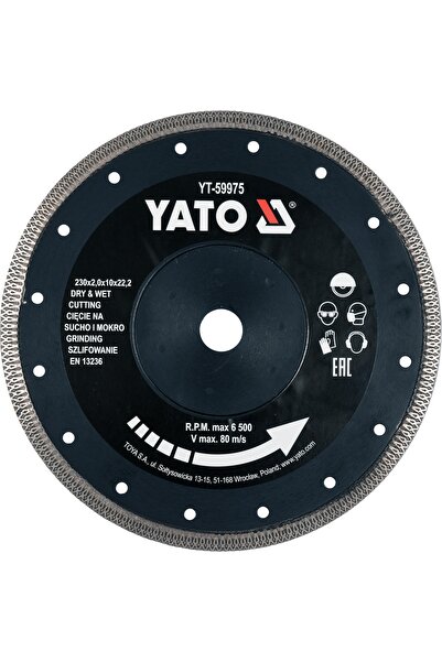 VOREL by YATO Disc diamantat pentru gresie, tăiere și finisare, 230mm