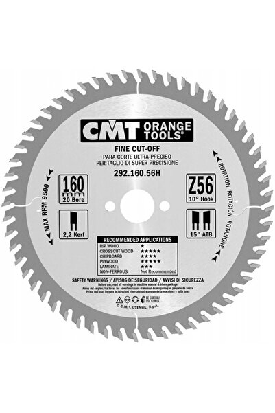 CMT Ferăstrău circular de tăiat și tăiat în profunzime lemnul 160x20mm 292.16...