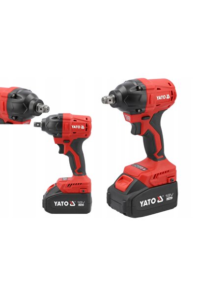 VOREL by YATO YATO Cheie de impact cu acumulator fără perii 18V 350NM + 2x4Ah...