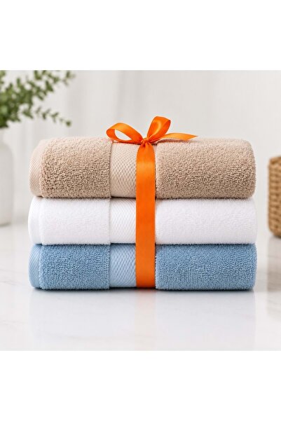 Özdilek Woven 3-Piece Set - Super Soft Hand and Face Towel (50X90)