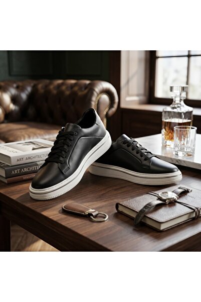 By Barretti Black Color Metal Sole Sneaker