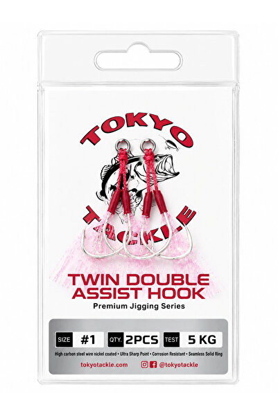 Tokyo Tackle Twin Double Assist Hook 2'li Asist Kanca No:#1