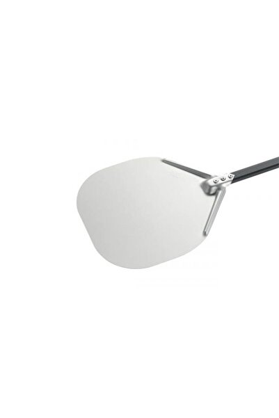 GiMetal Lopată pentru pizza Amica 32cm, L60/92cm, ovală, din aluminiu cu mâne...