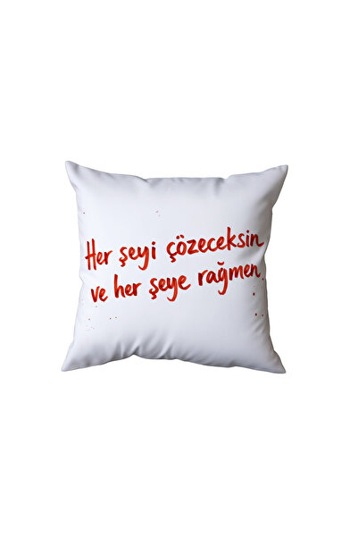 Beramussa You Can Solve Everything Pillow, Motivational Gift