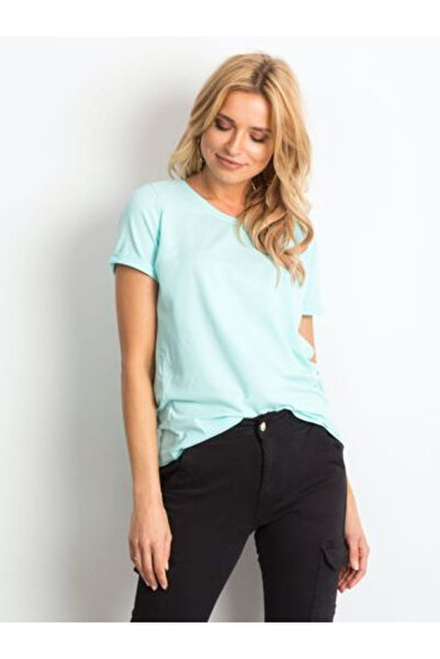 Basic Feel Good Tricou Dama Mini, Decolteu rotund, BASIC FEEL GOOD, Menta Cas...