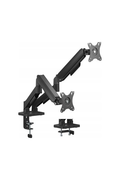 Spacetronik Suport de birou cu arc pentru 2 monitoare, 18 kg, 17-32 VESA