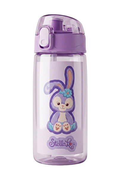 Dağtaş Kırtasiye Transparent Patterned Flask 450 ml Purple