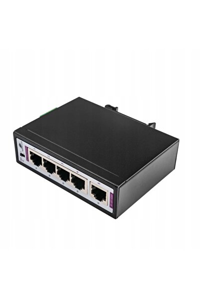 Spacetronik Switch PoE Industrial 4x 10/100M 1x RJ45 Uplink 30W 250m IP30 Pen...