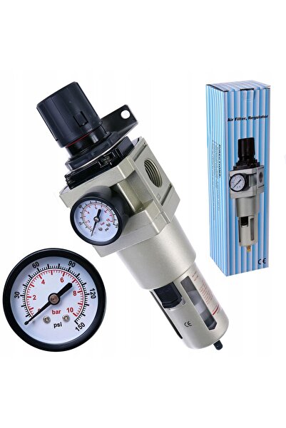 TC Technic Reductor de aer cu filtru pneumatic de 1 inch pentru compresor Aut...