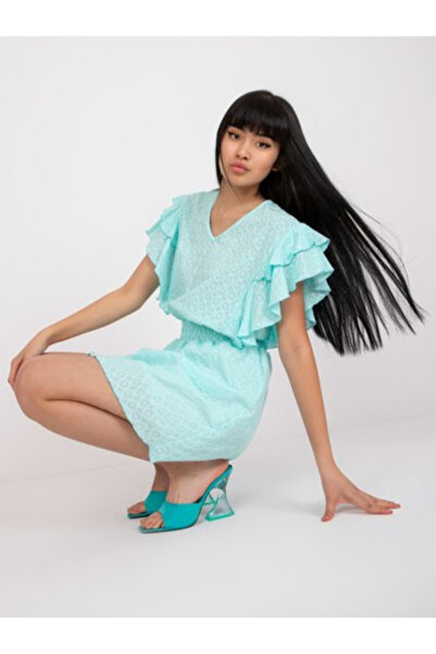 LAKERTA Rochie Dama Mini, Imprimat, LAKERTA, Menta de Vara