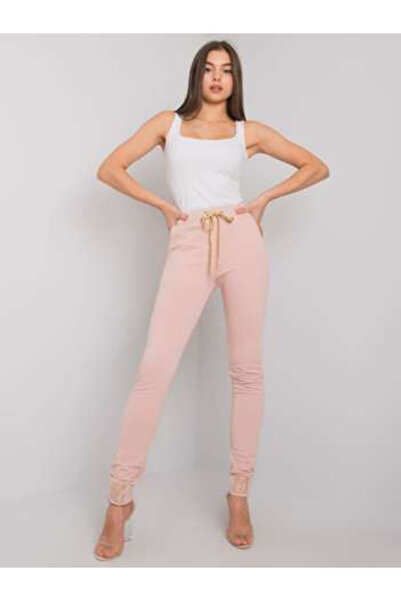 Relevance Pantaloni Trening Dama Lunga, Mansete elastice, RELEVANCE, Roz Casu...