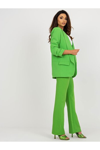 Italy Moda Sacou Dama Maneca 3/4, Elegant, ITALY MODA, Verde de Petrecere Mar...