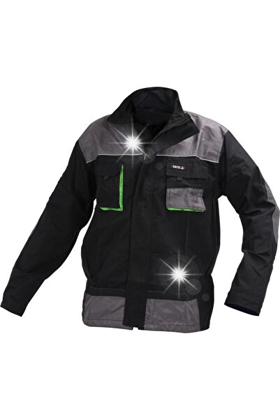 yato BLUZA DE LUCRU JACHETA CU FERMOAR SOLIDĂ MĂRIME L