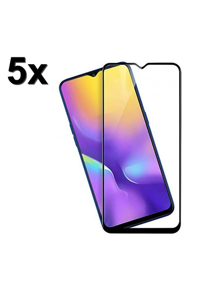 Techwave 5D Σκληρυμένο Γυαλί με Πλήρη Κόλλα για Xiaomi Redmi 14C μαύρο (Σετ 5...