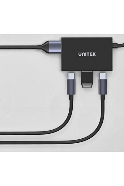 NO BRAND Hub pasiv Unitek H1302A USB-C - 2x USB 3.2 Gen.1 Tip A 2x USB-C Alum...