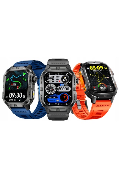 Lazird SMARTWATCH GPS CEAS LAMPĂ 540MAH APELURI COMPAS PULSOMETRU SATURACȚIE PL