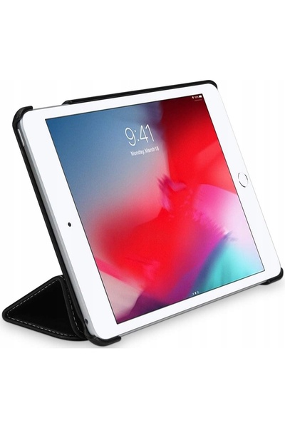 NO BRAND Husă din piele StilGut Black Nappa pentru iPad Mini 5 7,9 " cu funcț...