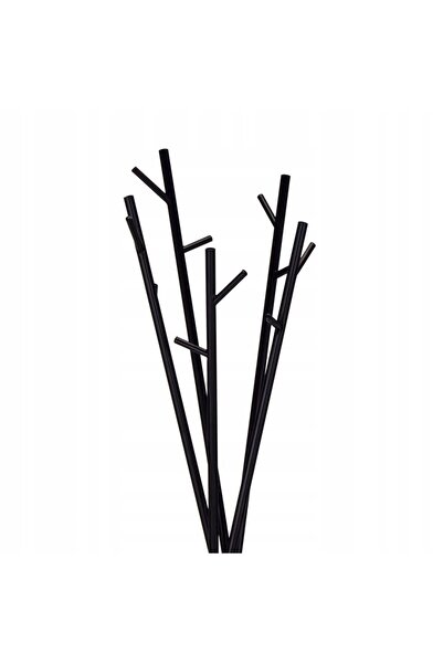 Halmar Cuier Kamari negru, stabil, modern, din oțel, pentru hol, 180 cm