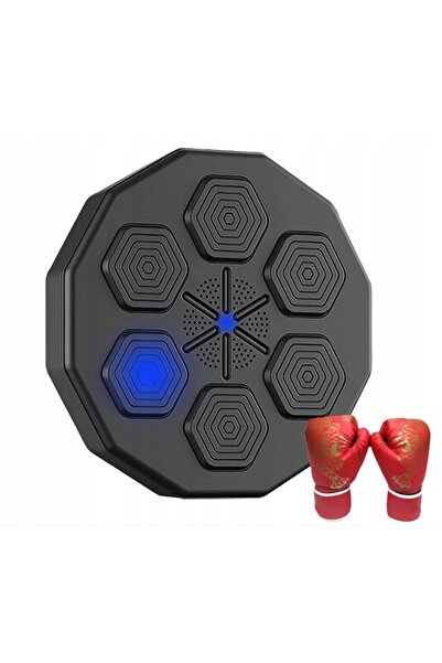 Ikonka Aparat de box muzical pentru antrenament, de perete + mănuși