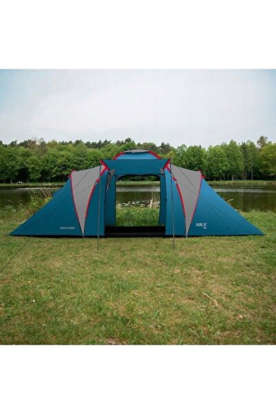 NILS CAMP Cort de camping turistic pentru 6 persoane, impermeabil, cu filtru ...