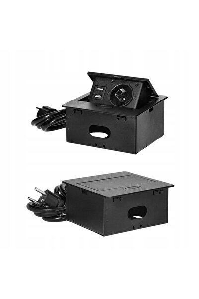 Orno Priză încastrată în blat 230V 2 USB 1,5m