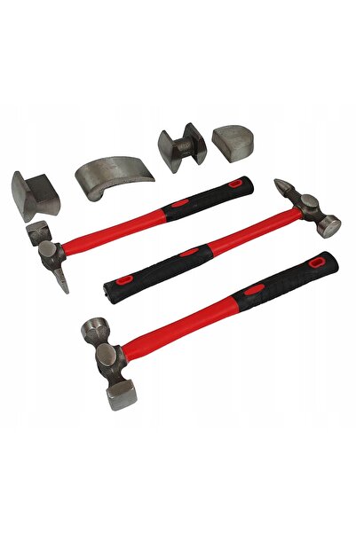 SilverTools Set de ciocane de tablă din fibră de sticlă, 3 bucăți
