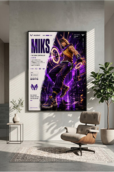 postercraft Valorant Miks Art Ahşap Tablo Poster (Çerçevesiz)