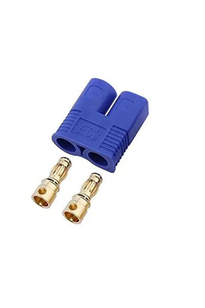 OEM Σύνδεσμος τροφοδοσίας DC EC3 αρσενικός 25Α 500V 2 ακίδων 12AWG ευθύς μπλε...