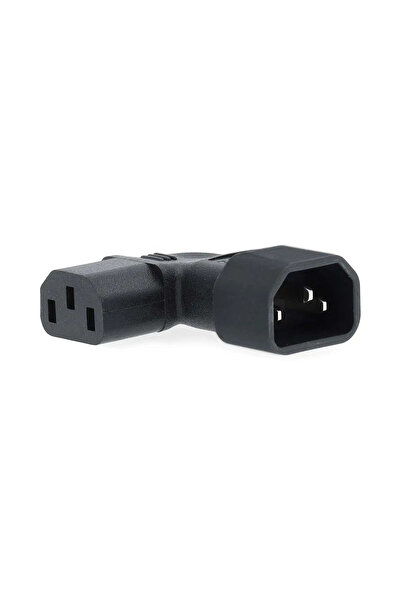 OEM Conector alimentare IEC-320-C13 - IEC-320-C14 cotit Nedis CEGB11903BK