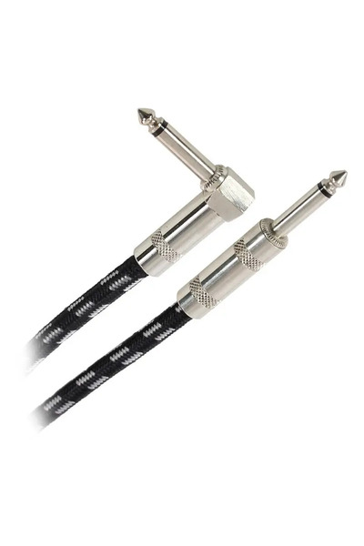 OEM Cablu audio profesional Jack 6.35 mm tată, grad 90 - Jack 6.35 mm tată mo...