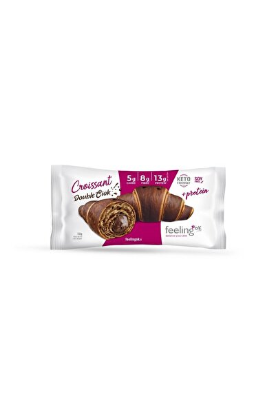 FeelingOK Feeling Ok Double Chocolate Ciok + Protein - 50g