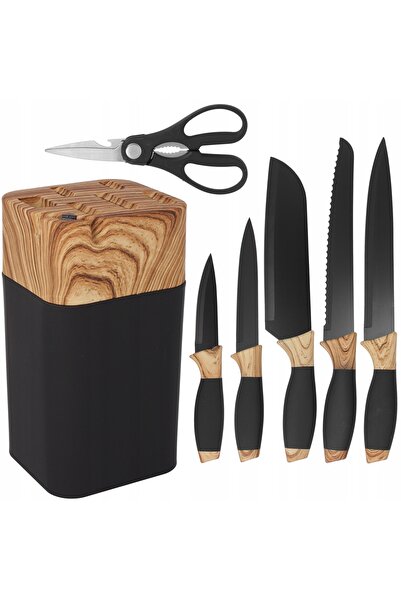 Brunbeste Set de cuțite de bucătărie în bloc, set de 7 piese