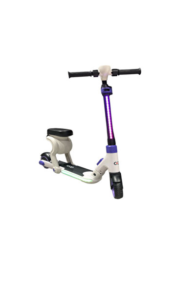 Furkan Toys S-CLICK OTURAKLI ELEKTRİKLİ SCOOTER SARI
