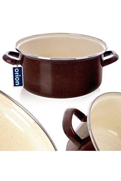 Orionis Oală emailată 4 L ORION BROWN Retro Diametru 24 cm Inducție