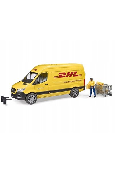 BruderBusiness BRUDER MB Sprinter DHL+figurka+accesorii 02671