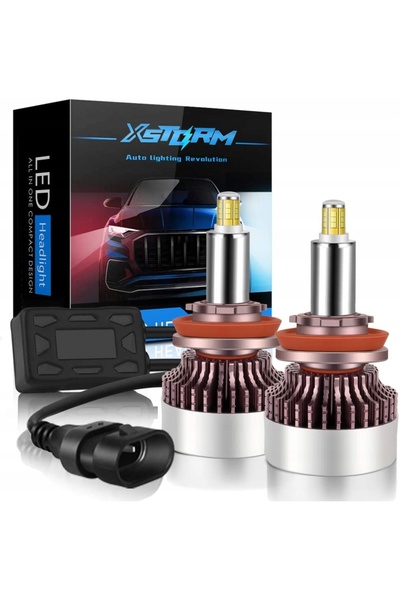 xstorm Becuri LED H11 160W 360 °   25000LM MOCNE CAN