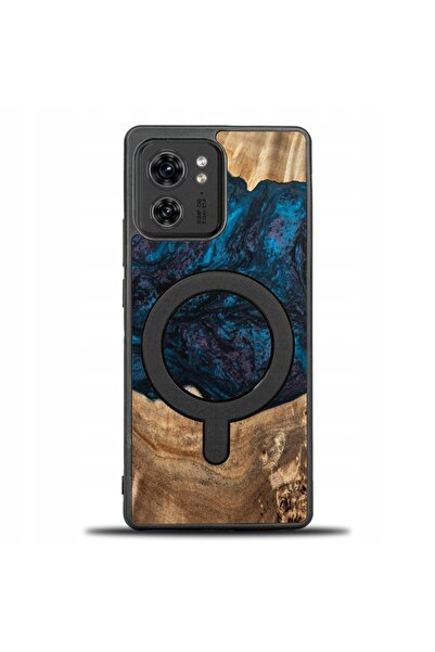 BewooDesign Husă Bewood Unique pentru Motorola Edge 40 - Planets - Neptun cu ...