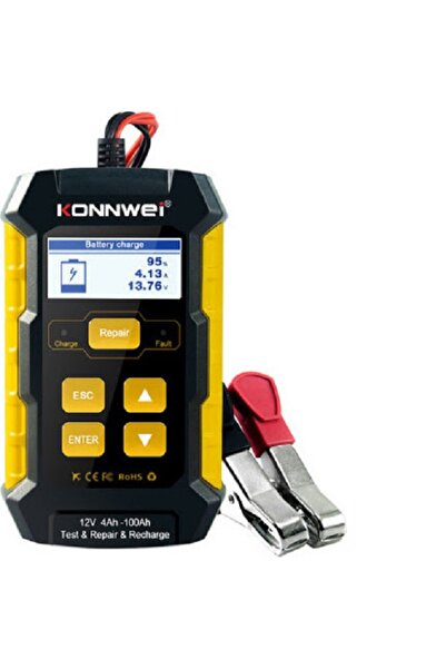 KONNWEİ Ελεγκτής Μπαταρίας Αυτοκινήτου 12V KW510 100-2000CCA