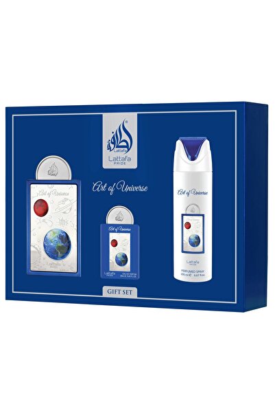 lattafa Pride Art of Universe 3-Piece Luxury Perfume Gift Set
