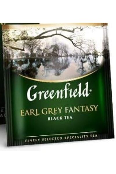 New greenfield ROYAL EARL GREY FANTASY BLACK TEA BAGS 100 Pcs (2gx100pcs)