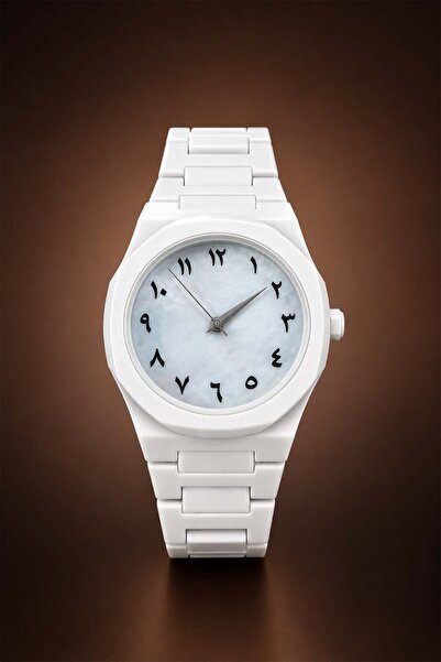 İnogge Polibai Wristwatch - Minimal Design with White Dial and Arabic Numeral...