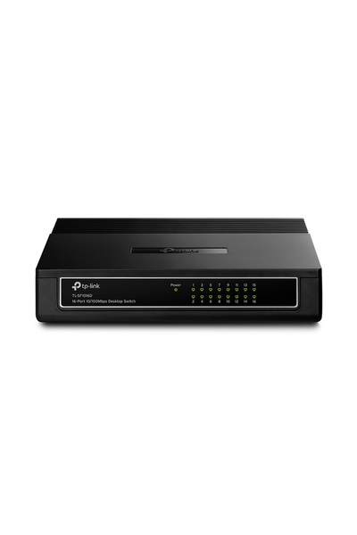 TP-LINK Επιτραπέζιος Διακόπτης TL-SF10016D, 10/100Mbps, 16 Θύρες, Έκδοση. 7.0